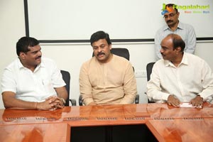 KL Narayana gives 10 Lakhs Check to Chiranjeevi