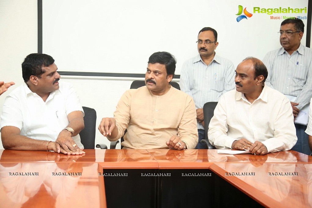 KL Narayana gives 10 Lakhs Check to Chiranjeevi