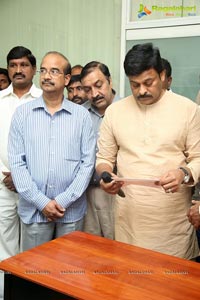 KL Narayana gives 10 Lakhs Check to Chiranjeevi