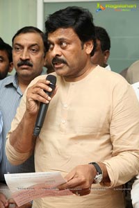 KL Narayana gives 10 Lakhs Check to Chiranjeevi