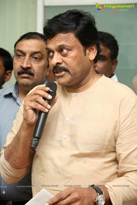 KL Narayana gives 10 Lakhs Check to Chiranjeevi