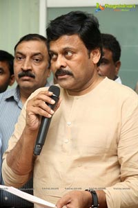 KL Narayana gives 10 Lakhs Check to Chiranjeevi