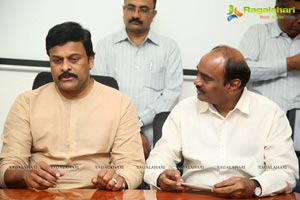 KL Narayana gives 10 Lakhs Check to Chiranjeevi