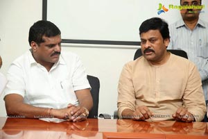 KL Narayana gives 10 Lakhs Check to Chiranjeevi