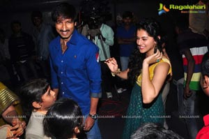 Gopichand and Taapsee at Saahasam Show to Students