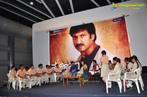 Gopichand and Taapsee at Saahasam Show to Students