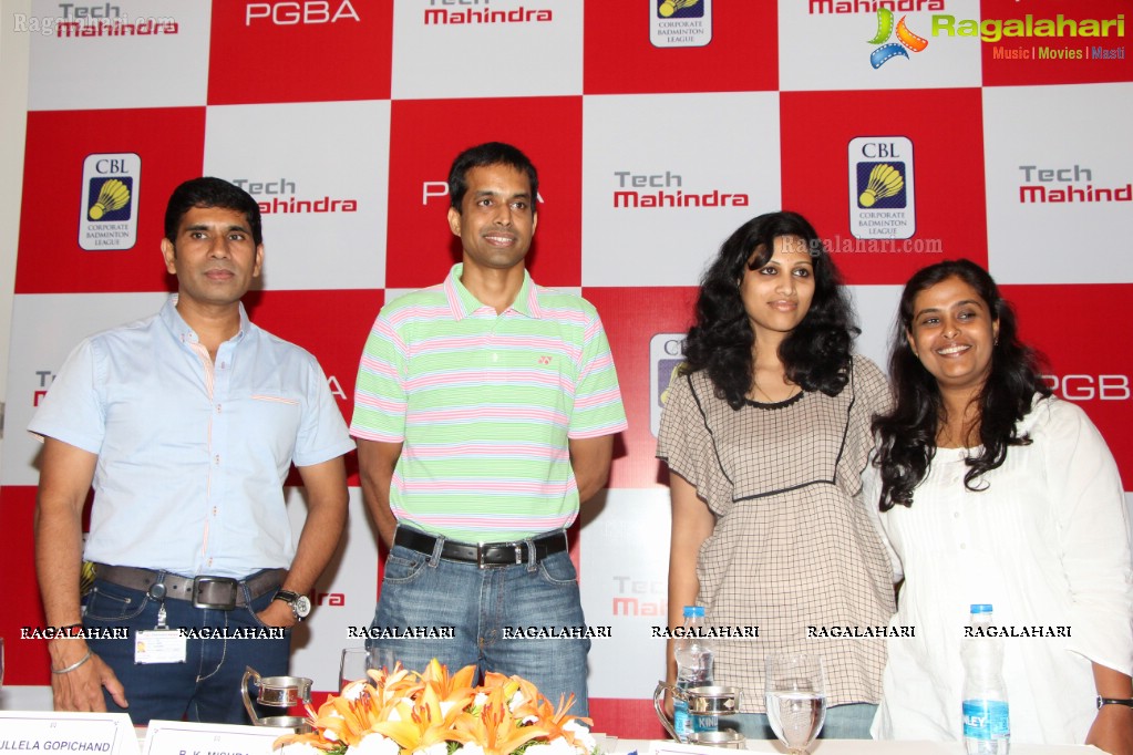 Corporate Badminton League (CBL) 2013 launched in Hyderabad