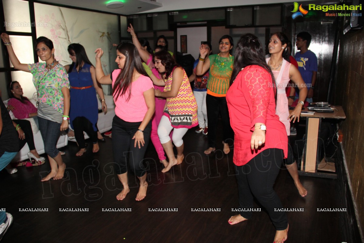 Gorgoeus Girls Club's Zumba Session at Mozzarella, Hyderabad