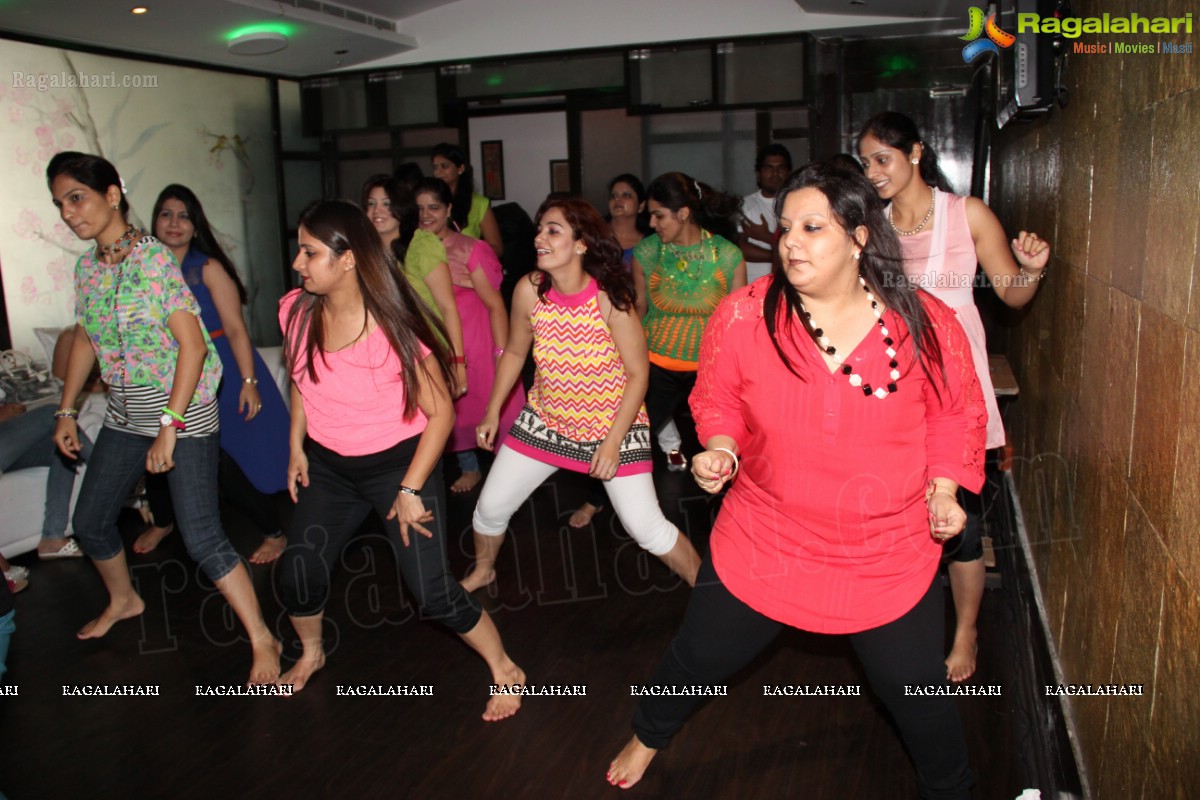 Gorgoeus Girls Club's Zumba Session at Mozzarella, Hyderabad