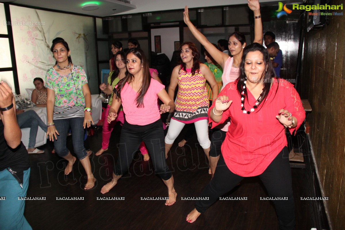 Gorgoeus Girls Club's Zumba Session at Mozzarella, Hyderabad