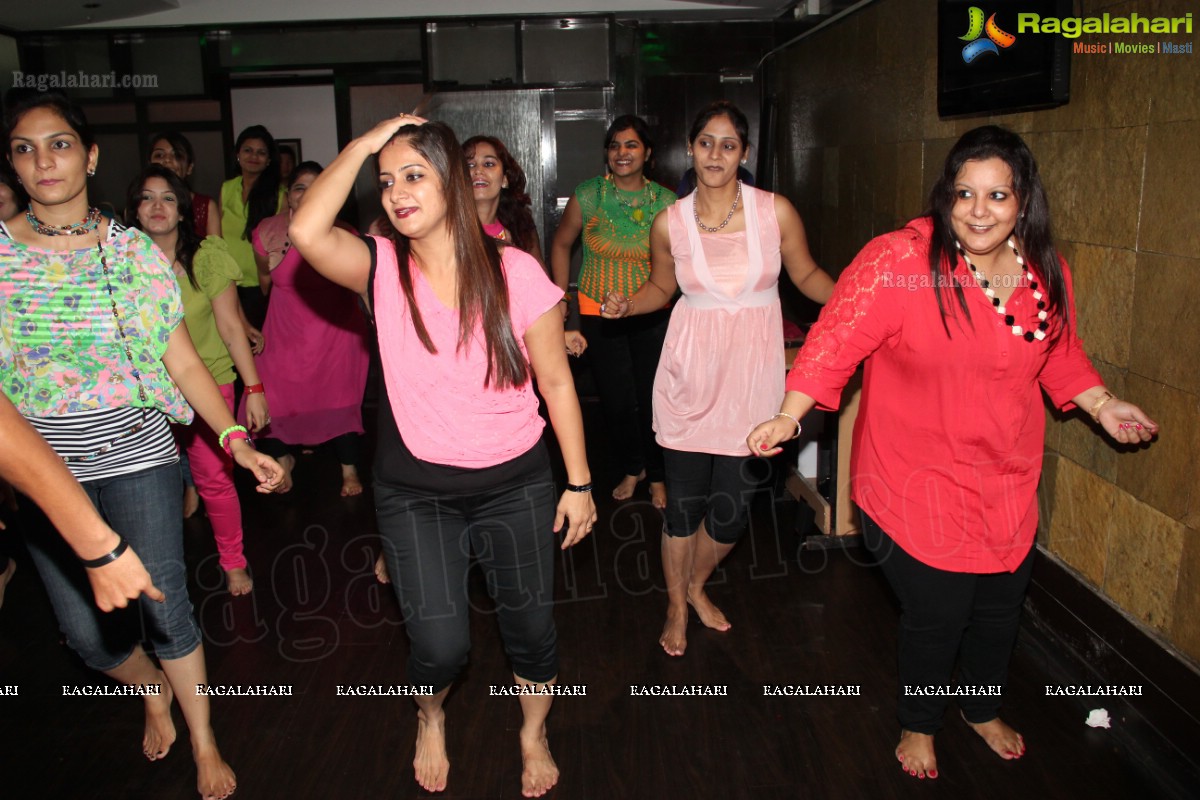 Gorgoeus Girls Club's Zumba Session at Mozzarella, Hyderabad