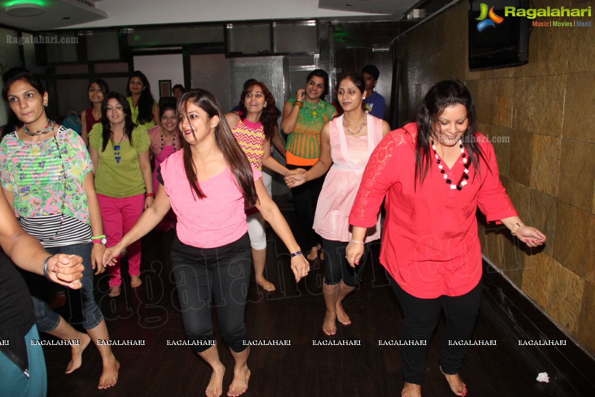 Gorgoeus Girls Club's Zumba Session at Mozzarella, Hyderabad