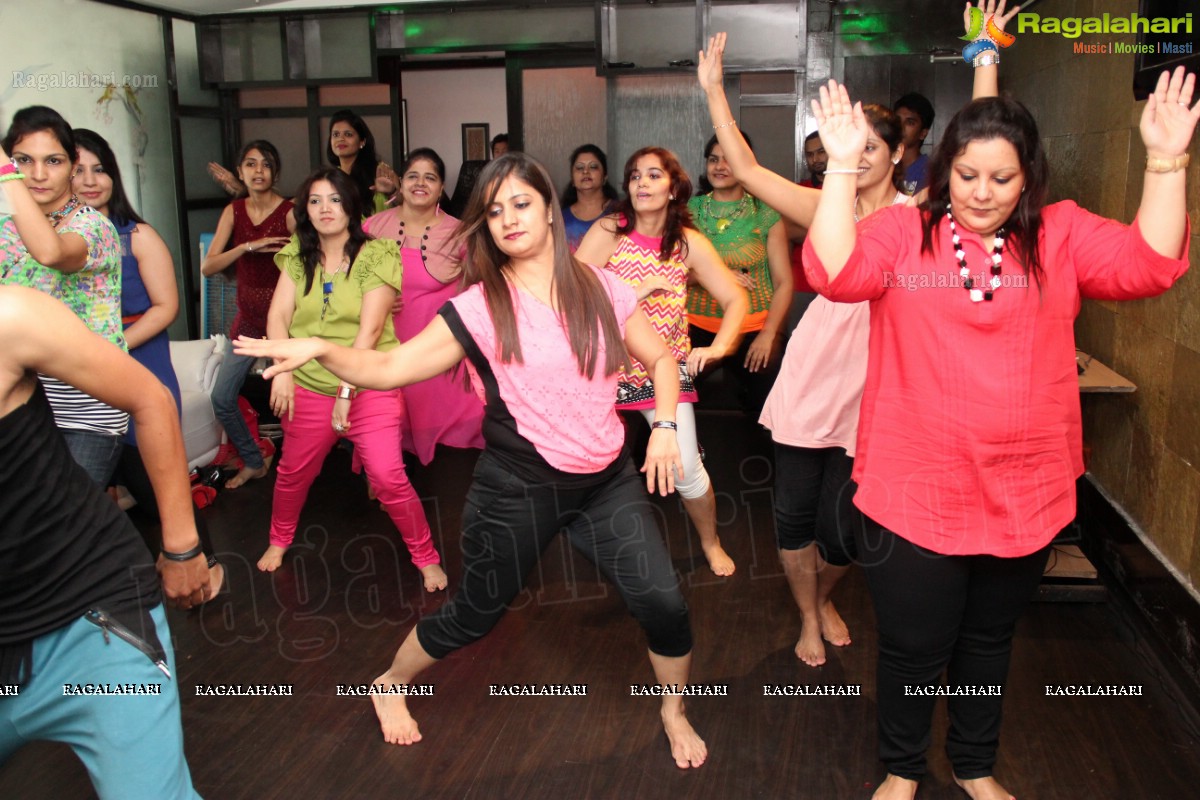 Gorgoeus Girls Club's Zumba Session at Mozzarella, Hyderabad