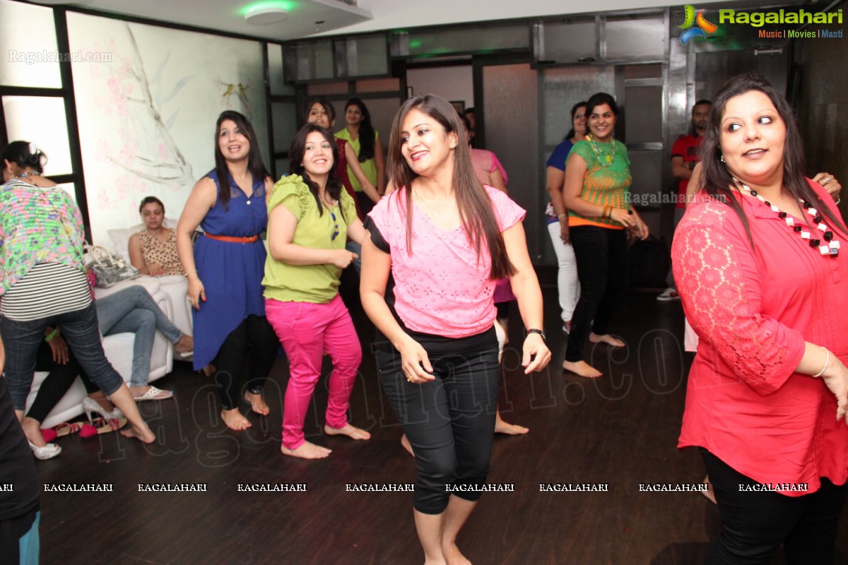 Gorgoeus Girls Club's Zumba Session at Mozzarella, Hyderabad