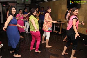 Gorgoeus Girls Zumba Session at Mozzarella Hyderabad