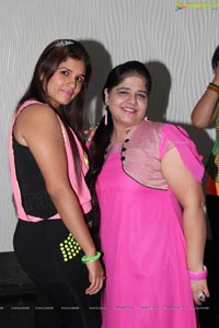 Gorgoeus Girls Zumba Session at Mozzarella Hyderabad