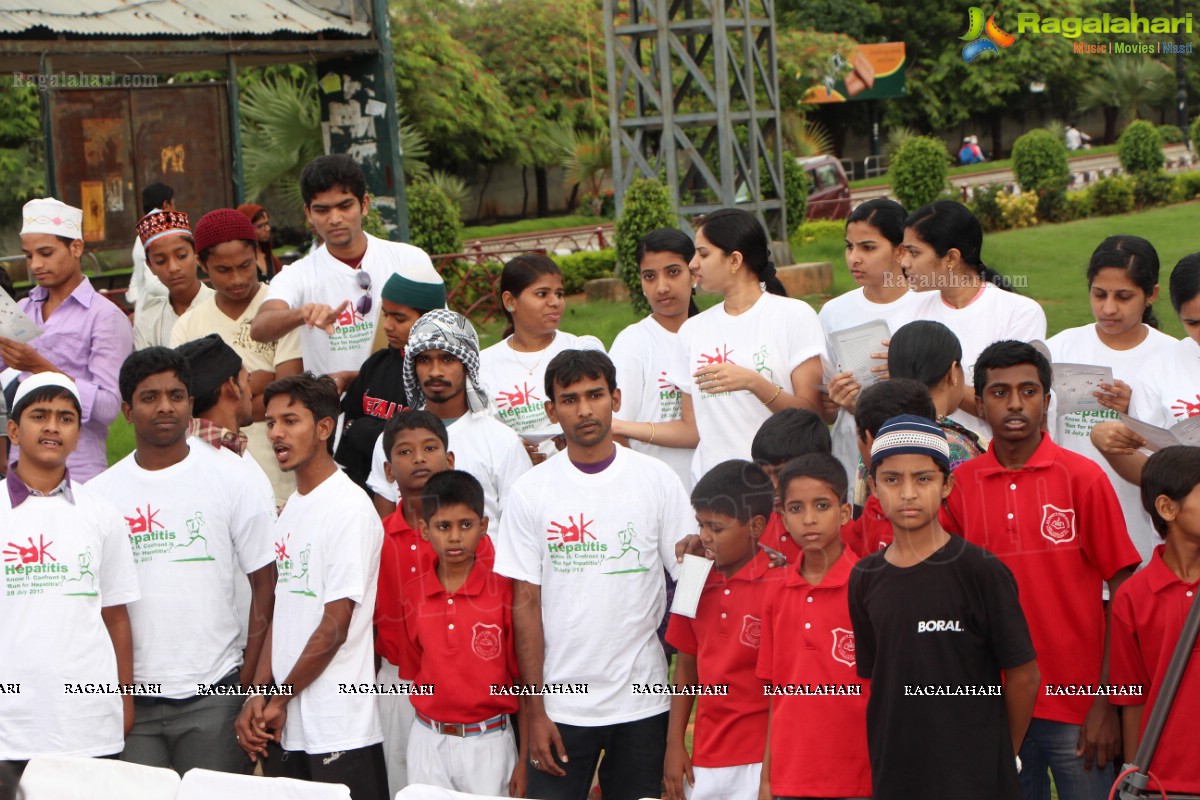 Hepatitis Awareness Run at Necklace Road, Hyderabad