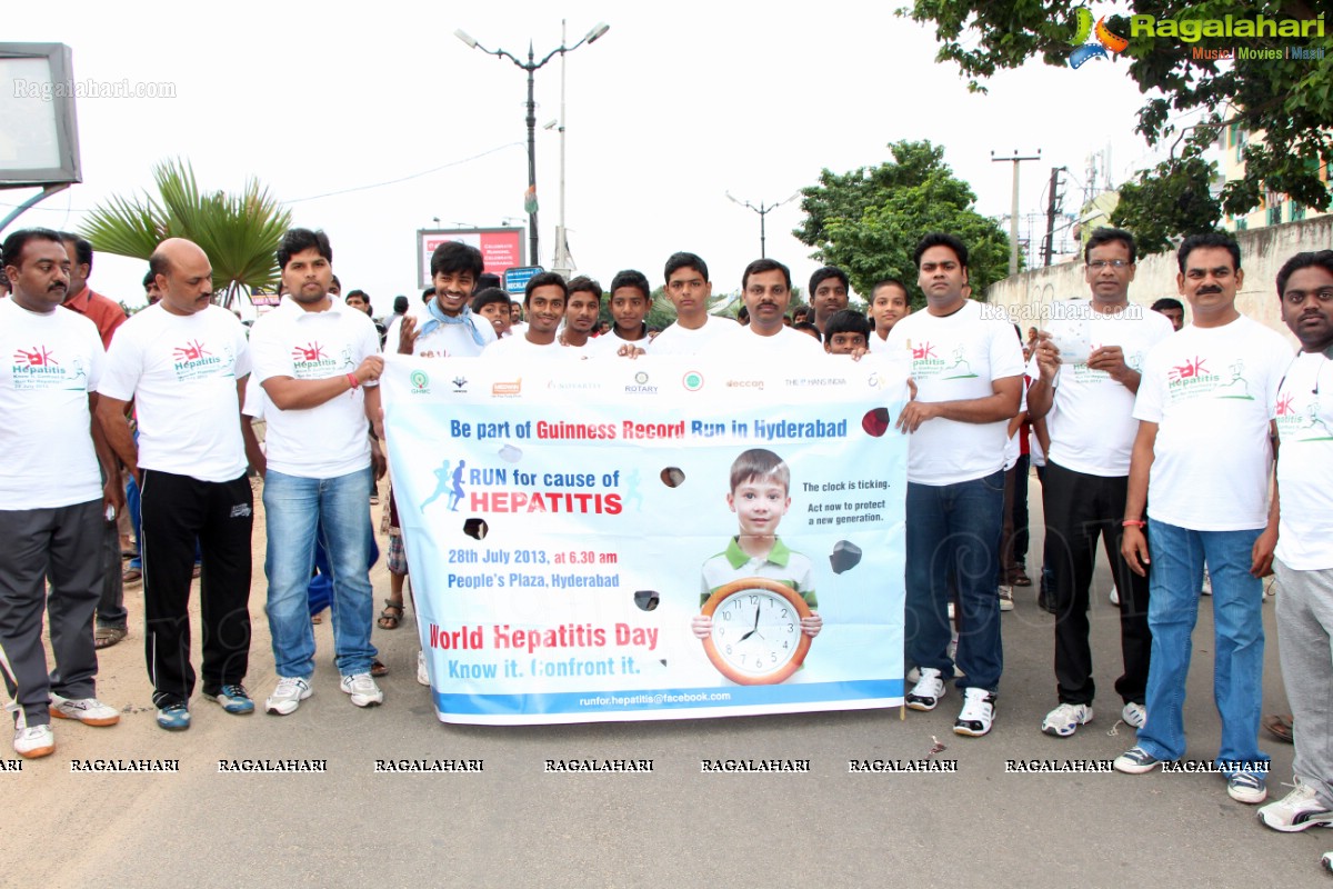 Hepatitis Awareness Run at Necklace Road, Hyderabad