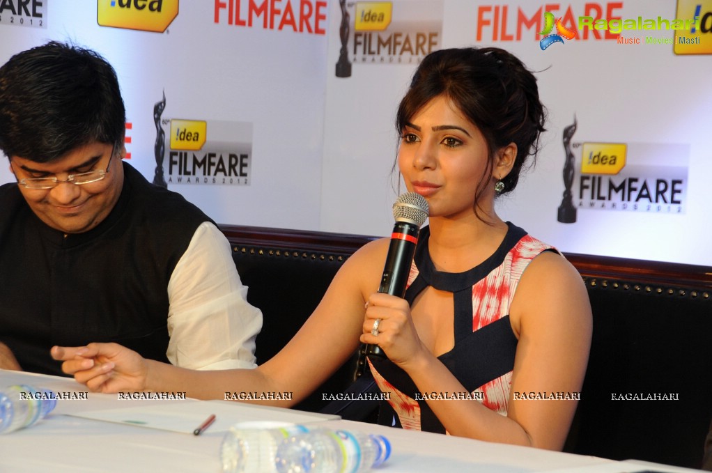 60th Idea Filmfare Awards (South) Press Conference with Samantha