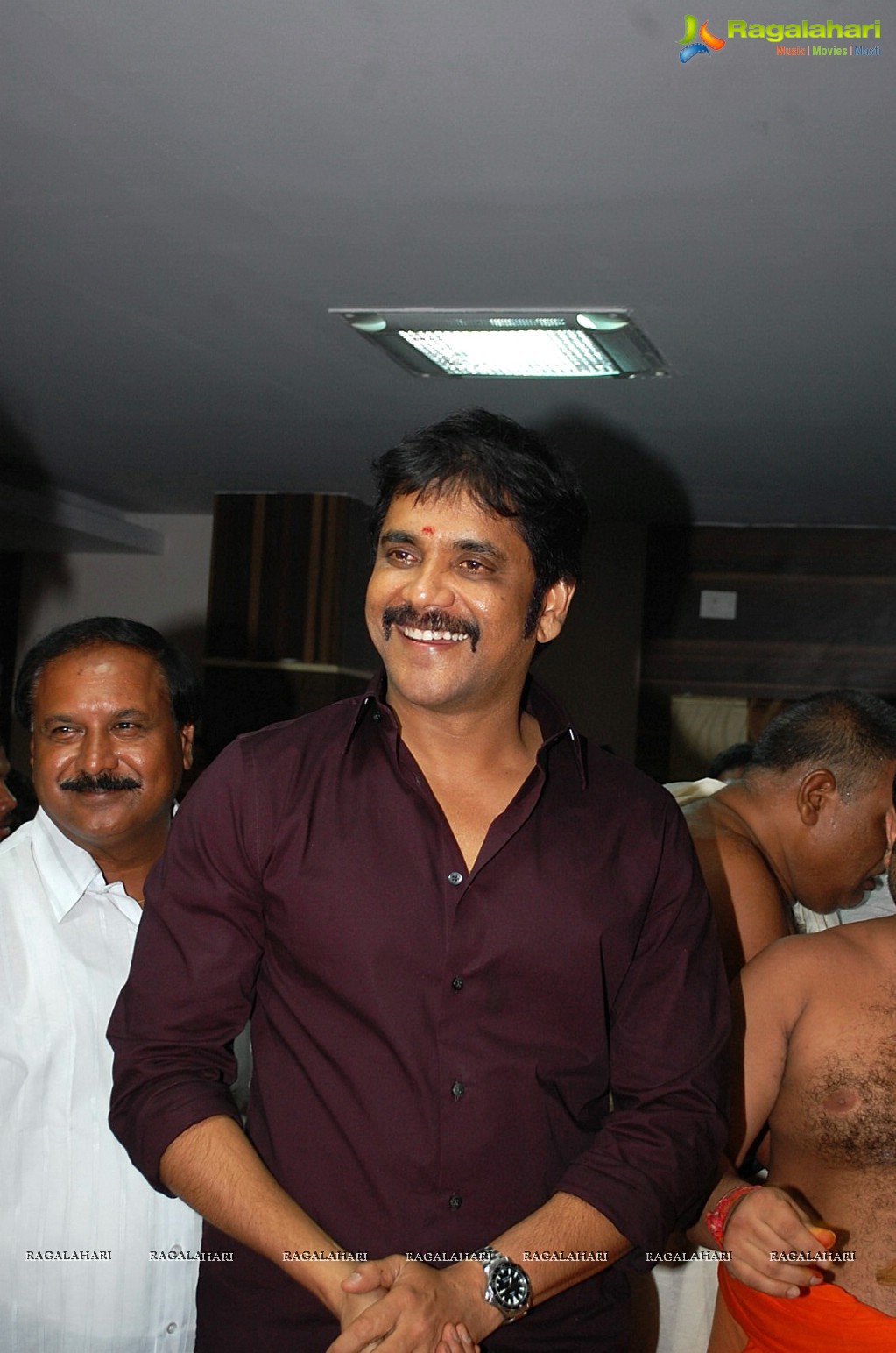 Nagarjuna inaugurates Shubam Multi Cuisine Restaurant at Karmanghat, Hyderabad