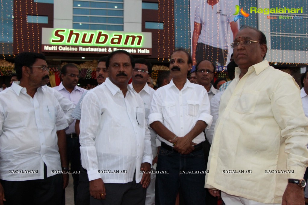 Nagarjuna inaugurates Shubam Multi Cuisine Restaurant at Karmanghat, Hyderabad