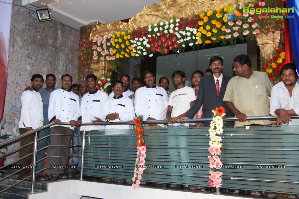 Nagarjuna inaugurates Shubam Multi Cuisine Restaurant at Karmanghat, Hyderabad