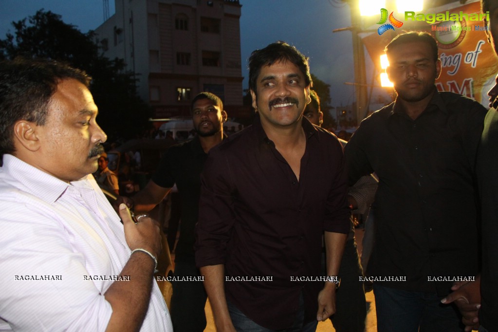 Nagarjuna inaugurates Shubam Multi Cuisine Restaurant at Karmanghat, Hyderabad