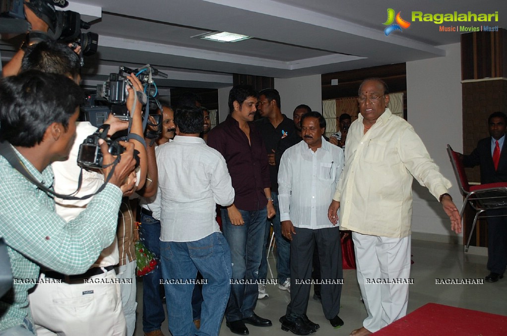 Nagarjuna inaugurates Shubam Multi Cuisine Restaurant at Karmanghat, Hyderabad