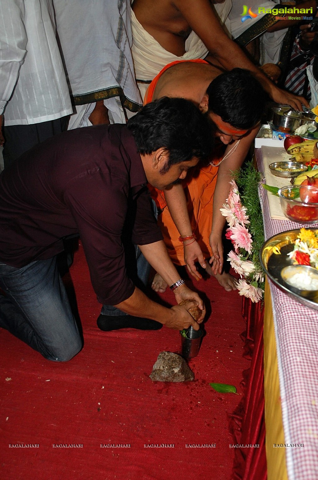 Nagarjuna inaugurates Shubam Multi Cuisine Restaurant at Karmanghat, Hyderabad