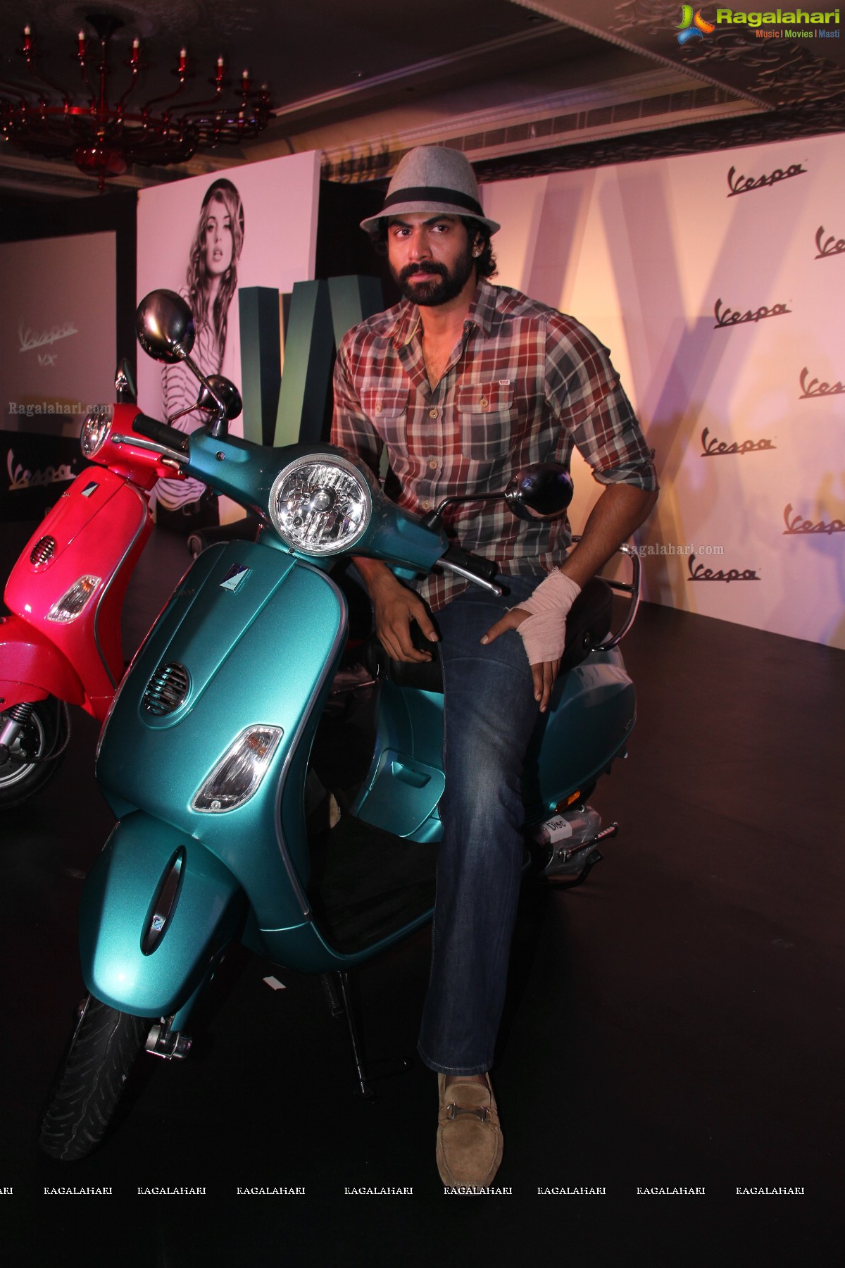 Rana Daggubati launches Vespa VX Bike in Hyderabad