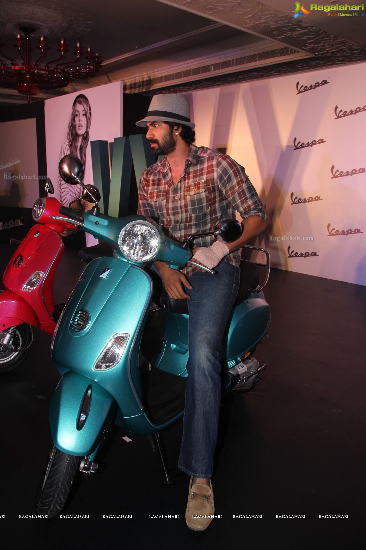 Rana Daggubati launches Vespa VX Bike in Hyderabad