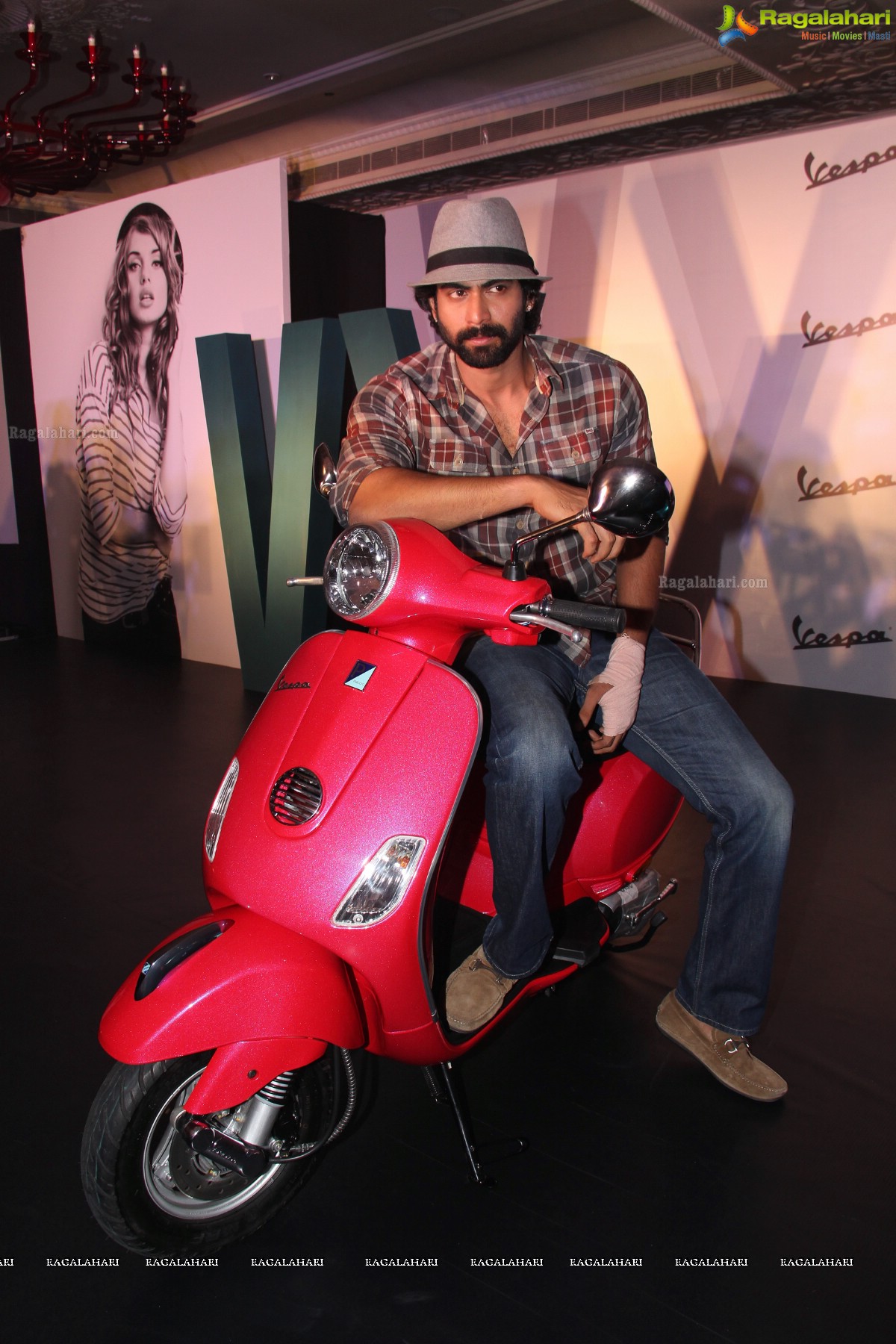 Rana Daggubati launches Vespa VX Bike in Hyderabad