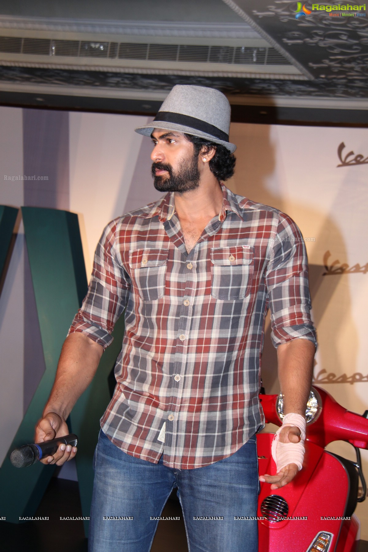 Rana Daggubati launches Vespa VX Bike in Hyderabad