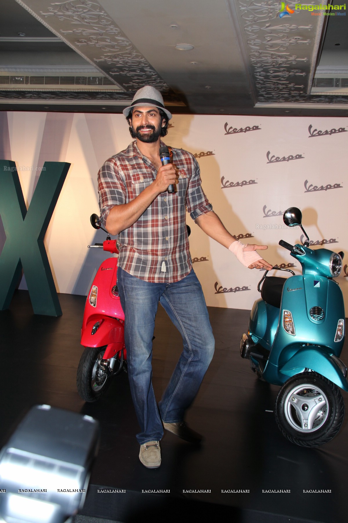 Rana Daggubati launches Vespa VX Bike in Hyderabad