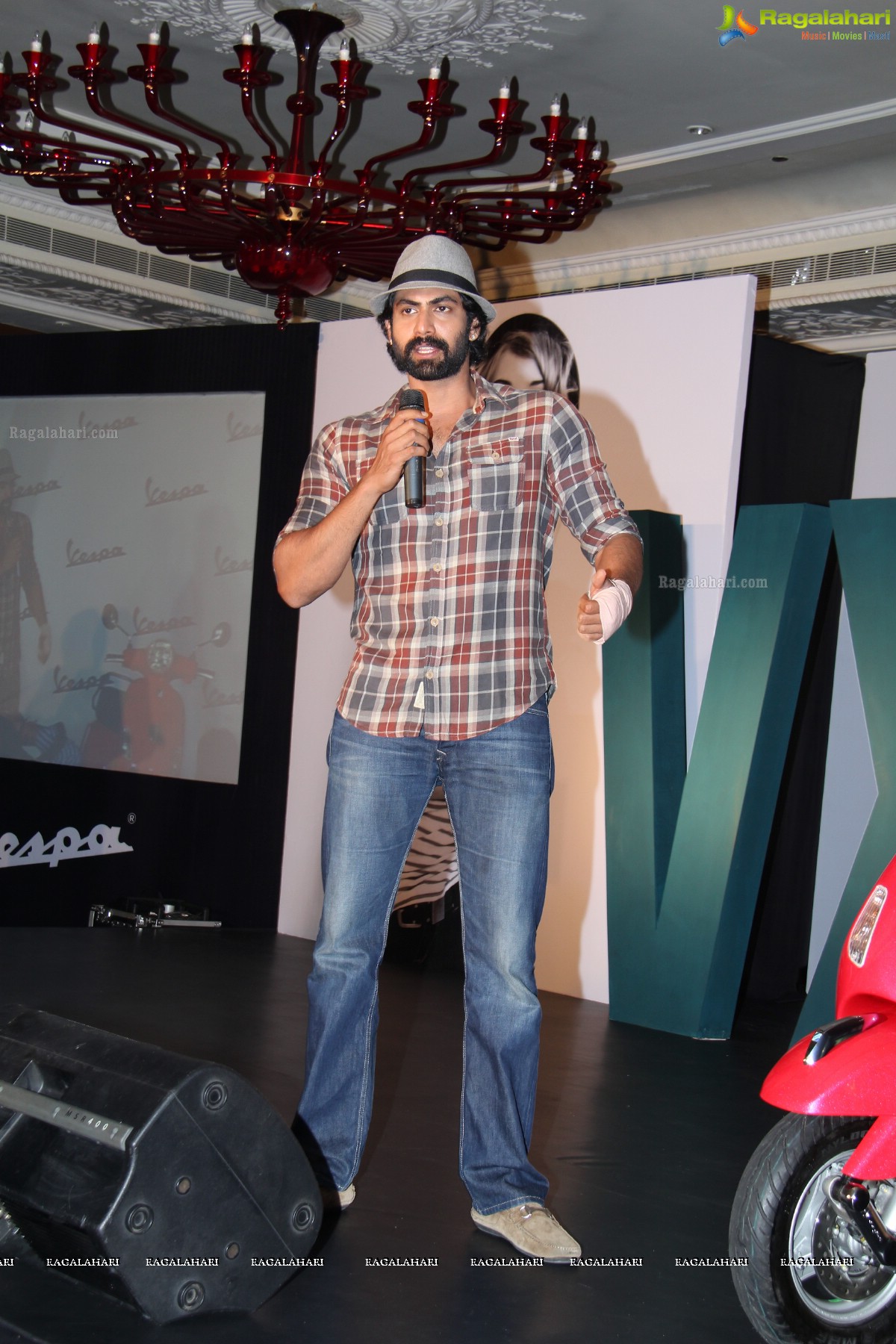 Rana Daggubati launches Vespa VX Bike in Hyderabad