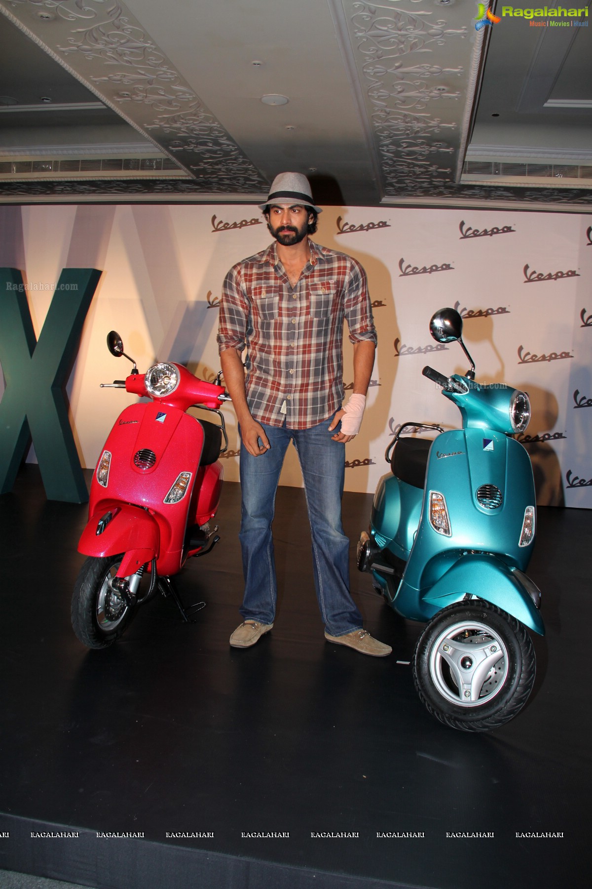 Rana Daggubati launches Vespa VX Bike in Hyderabad