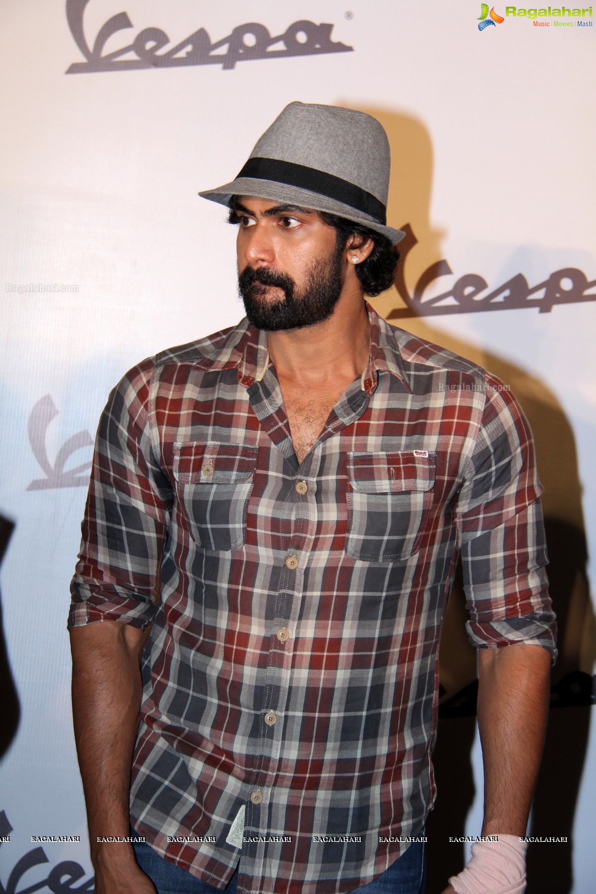 Rana Daggubati launches Vespa VX Bike in Hyderabad