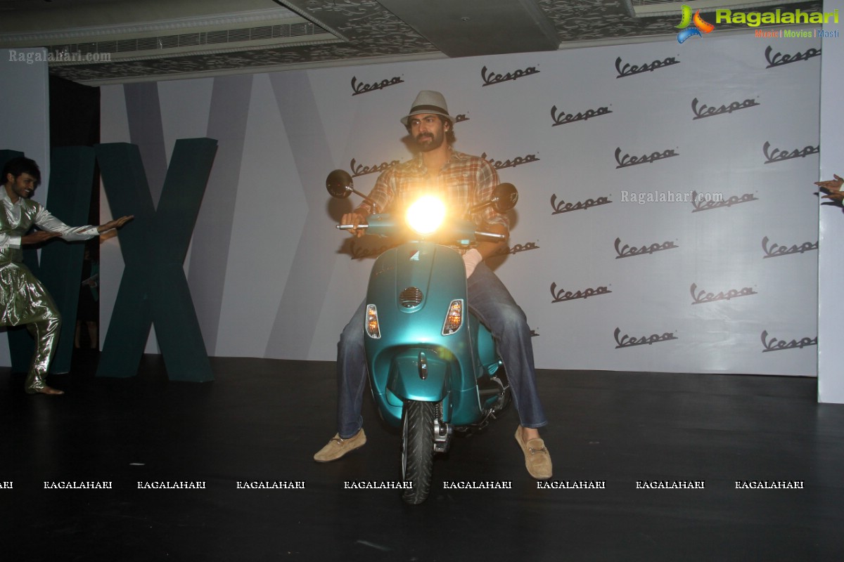 Rana Daggubati launches Vespa VX Bike in Hyderabad