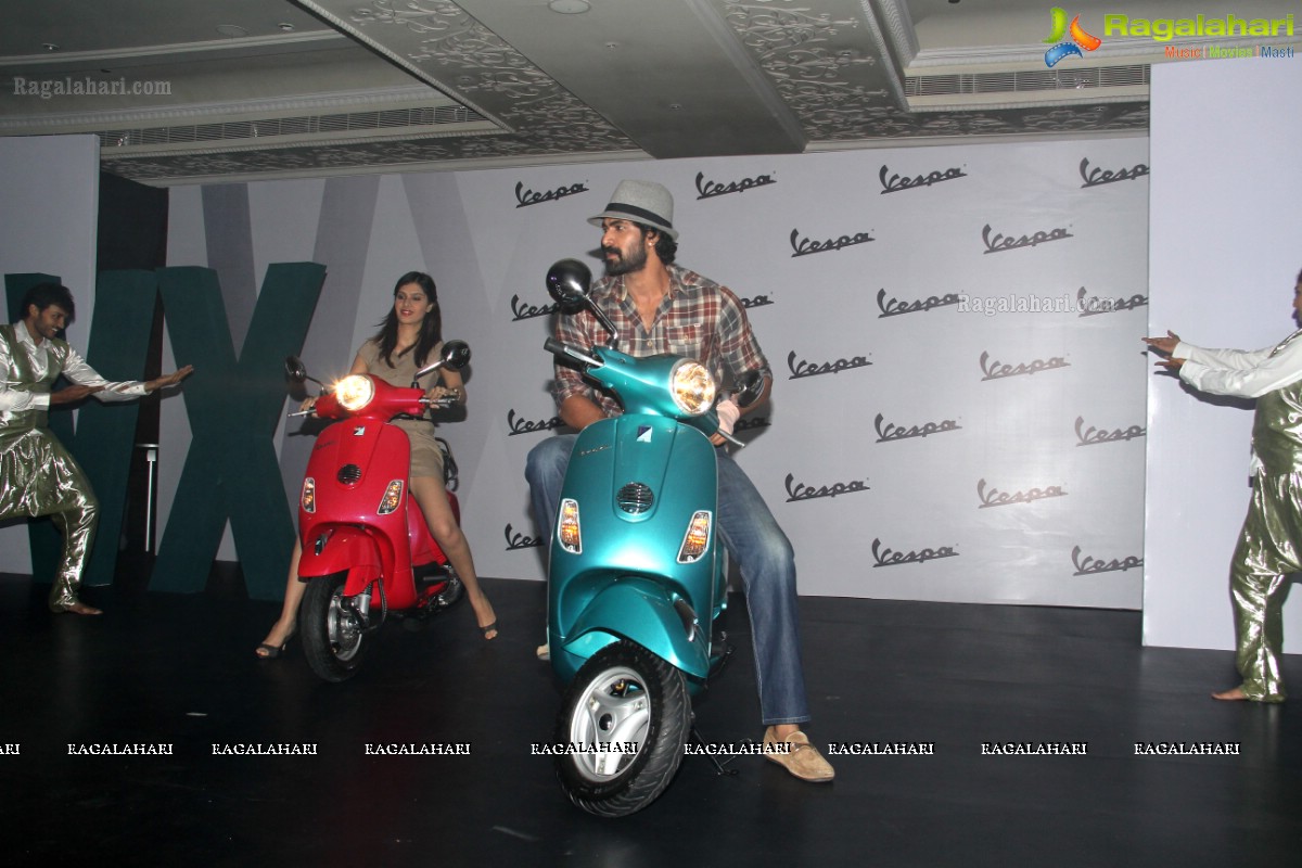 Rana Daggubati launches Vespa VX Bike in Hyderabad