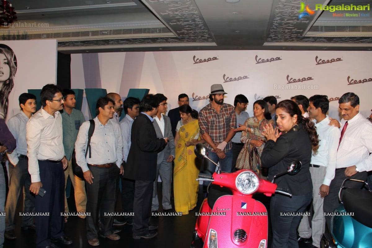 Rana Daggubati launches Vespa VX Bike in Hyderabad