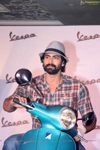 Rana Daggubati launches Vespa VX Bike