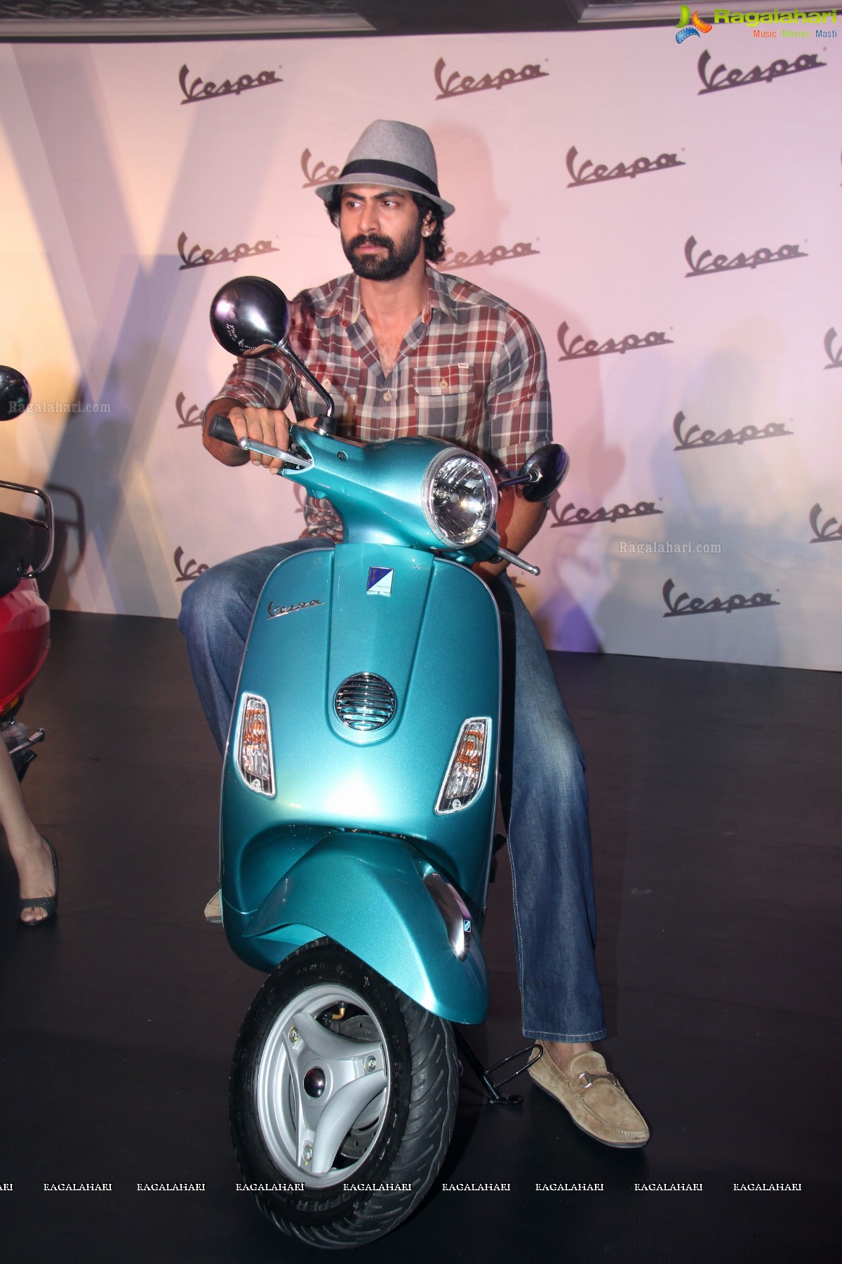 Rana Daggubati launches Vespa VX Bike in Hyderabad