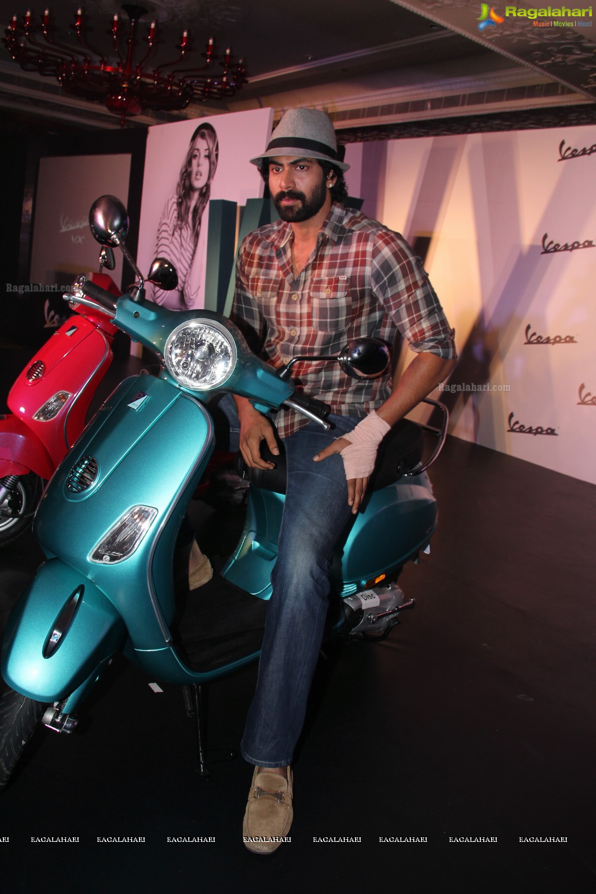 Rana Daggubati launches Vespa VX Bike in Hyderabad