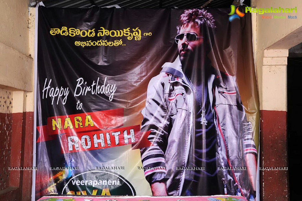 Nara Rohit Birthday Celebrations 2014 by Fans