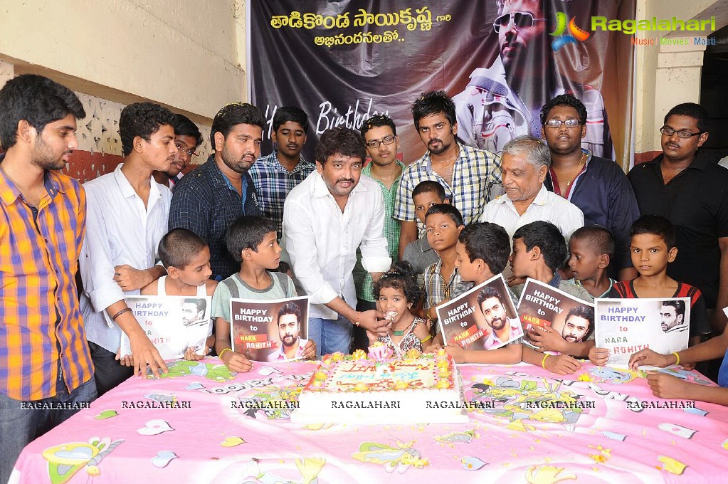 Nara Rohit Birthday Celebrations 2014 by Fans