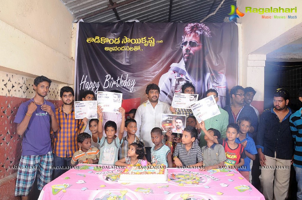 Nara Rohit Birthday Celebrations 2014 by Fans