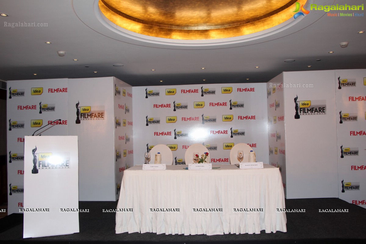 61st Idea Filmfare Awards 2013 Nominations Press Meet, Hyderabad