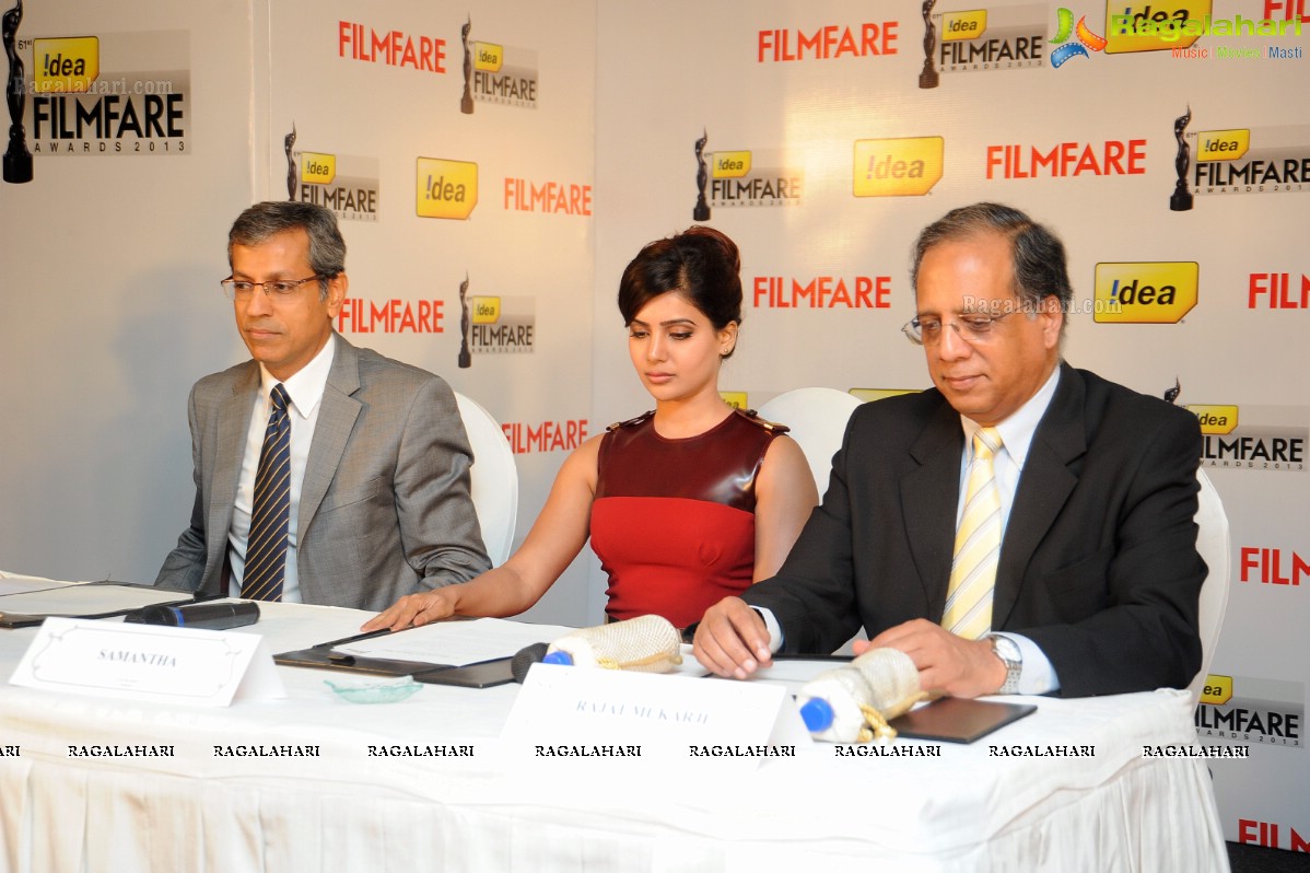 61st Idea Filmfare Awards 2013 Nominations Press Meet, Hyderabad