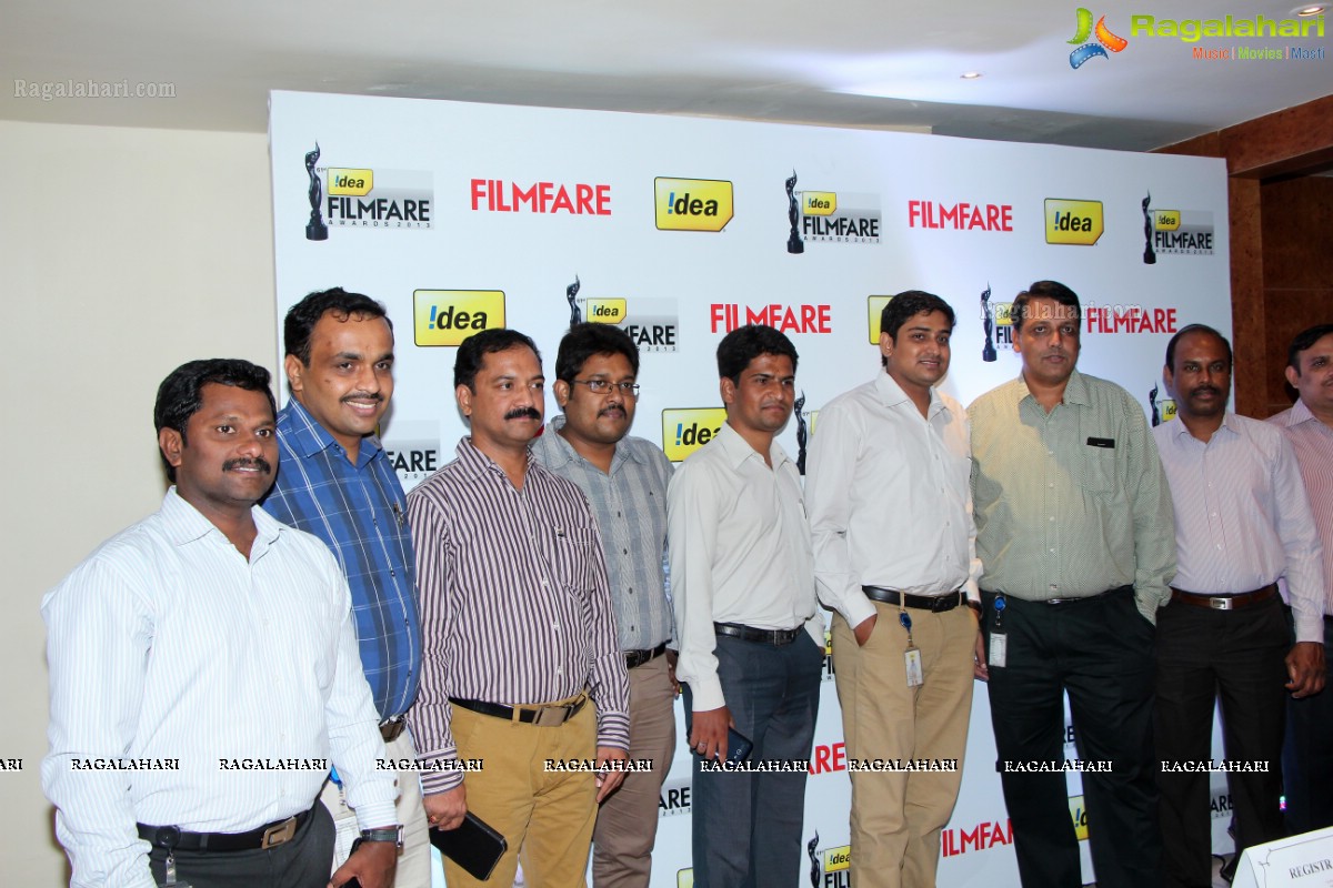 61st Idea Filmfare Awards 2013 Nominations Press Meet, Hyderabad