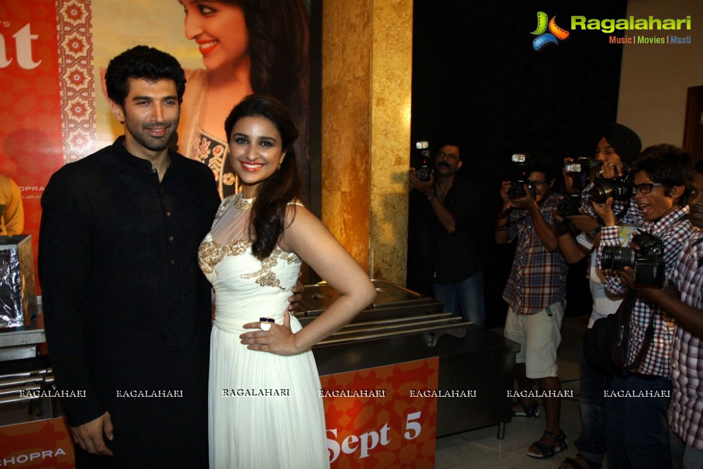 Aditya Roy Kapur and Parineeti Chopra at Daawat-e-Ishq Trailer Launch